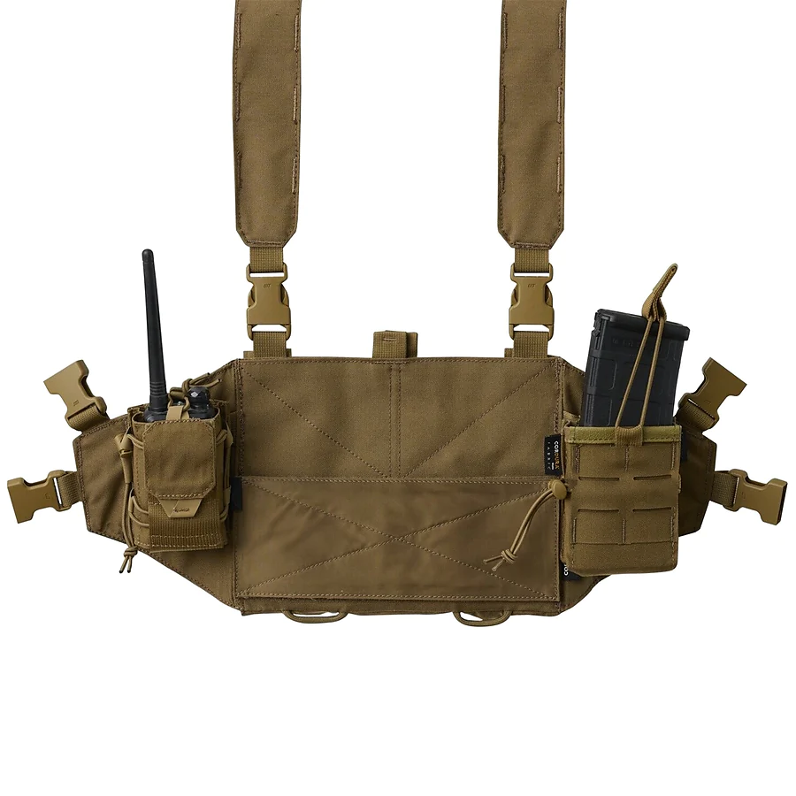 Нагрудник с тройным подсумком на 3 AK/AR Helikon Chicom Chest Rig, Мультикам