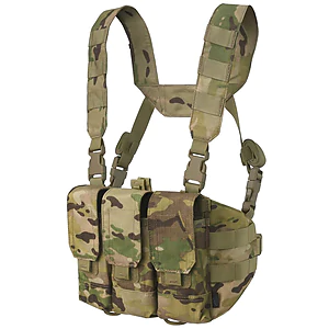 Нагрудник с тройным подсумком на 3 AK/AR Helikon Chicom Chest Rig, Мультикам