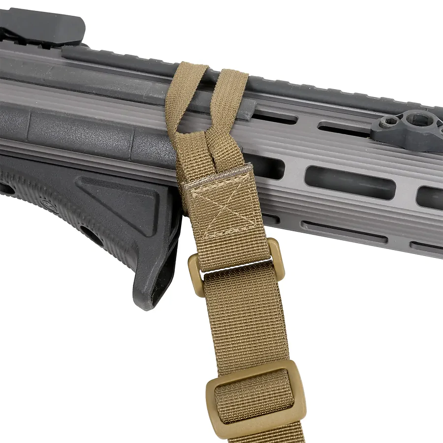 Двухточечный ремень с быстрой регулировкой Helikon Carbine Sling. Койот