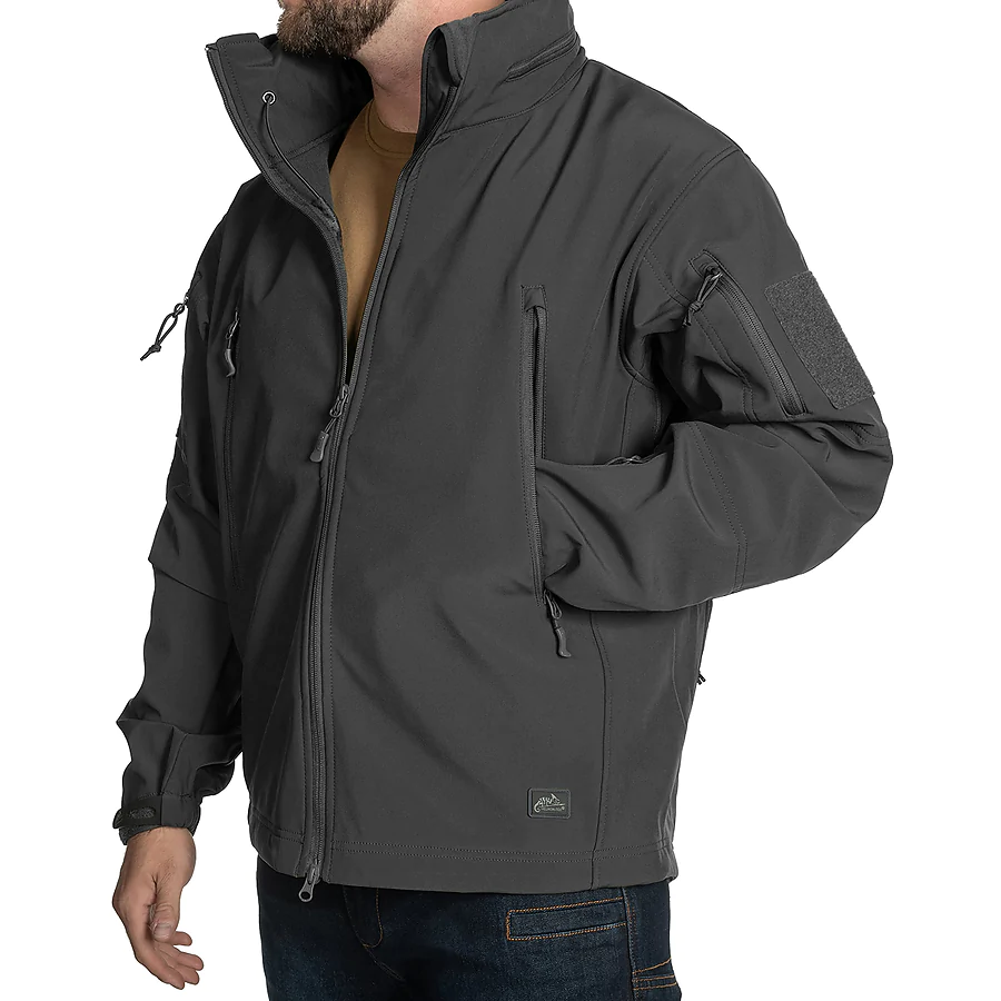 Куртка Helikon Gunfighter Softshell Shark Skin Windblocker. Чорний