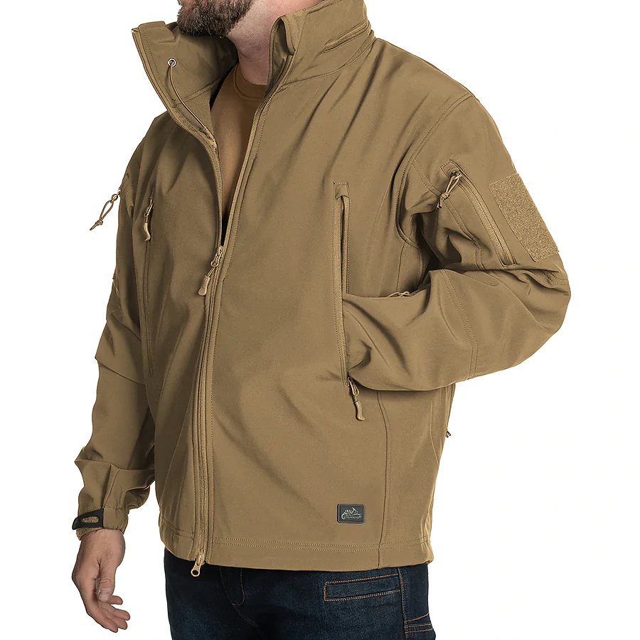 Куртка Helikon Gunfighter Softshell Shark Skin Windblocker. Койот