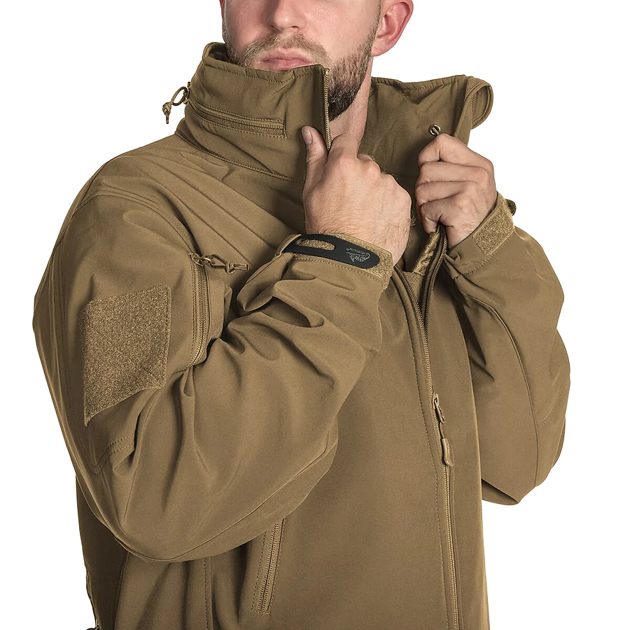 Куртка Helikon Gunfighter Softshell Shark Skin Windblocker. Койот