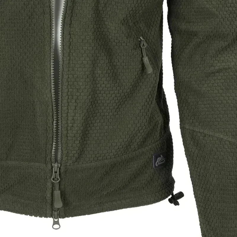 Флисовая куртка-кофта Helikon AlphaTactical. Олива