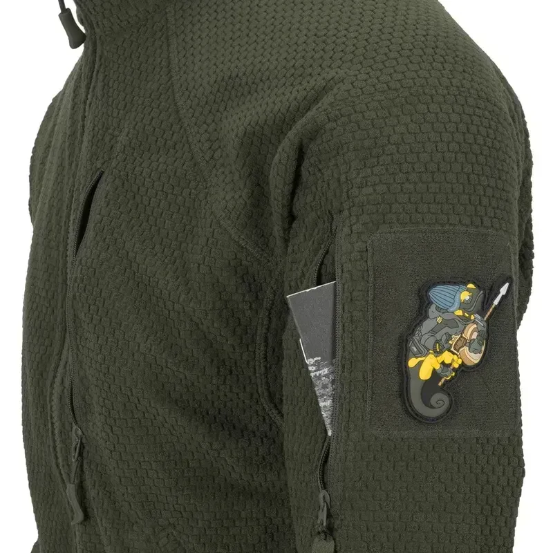 Флисовая куртка-кофта Helikon AlphaTactical. Олива