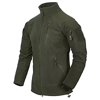 Флісова куртка-кофта Helikon AlphaTactical. Олива