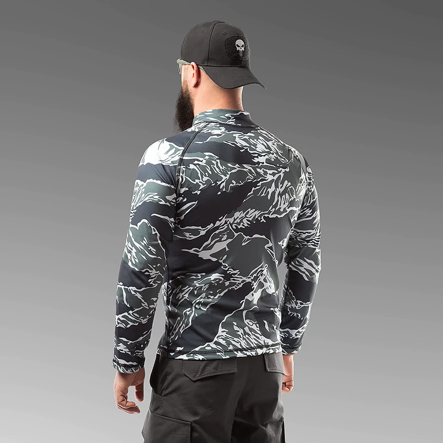 Лонгслив Combatant Tiger. Синий