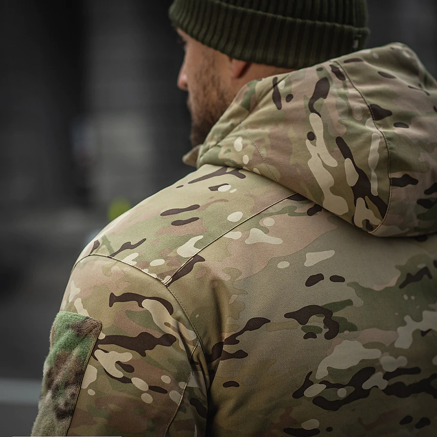 Куртка зимова M-Tac MA-1 Hooded Military Primaloft. Мультикам