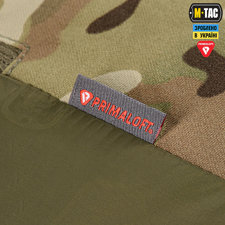 Куртка зимова M-Tac MA-1 Hooded Military Primaloft. Мультикам