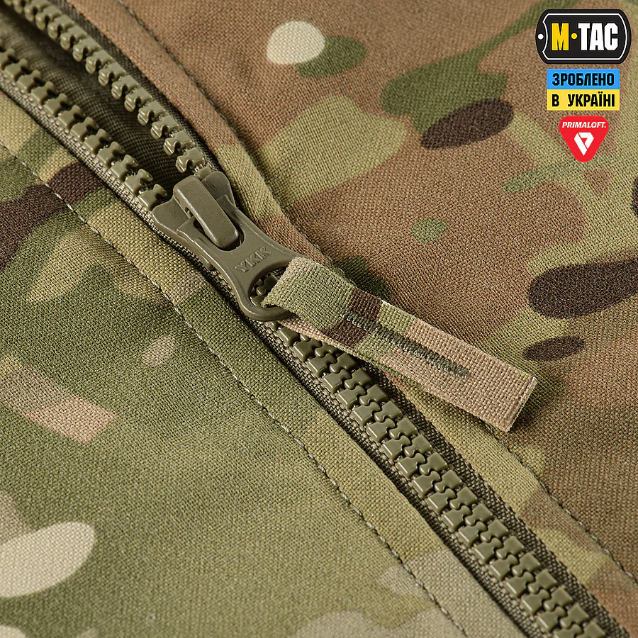 Куртка зимова M-Tac MA-1 Hooded Military Primaloft. Мультикам