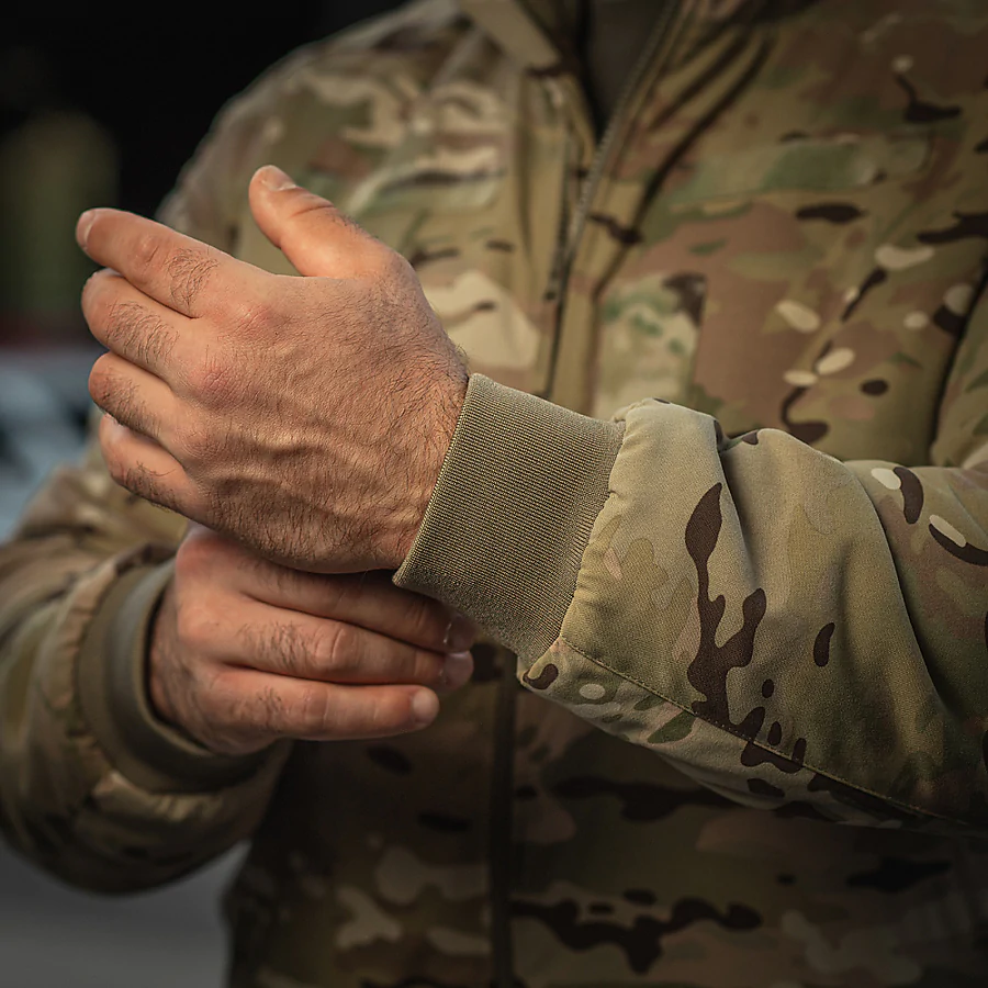 Куртка зимова M-Tac MA-1 Hooded Military Primaloft. Мультикам