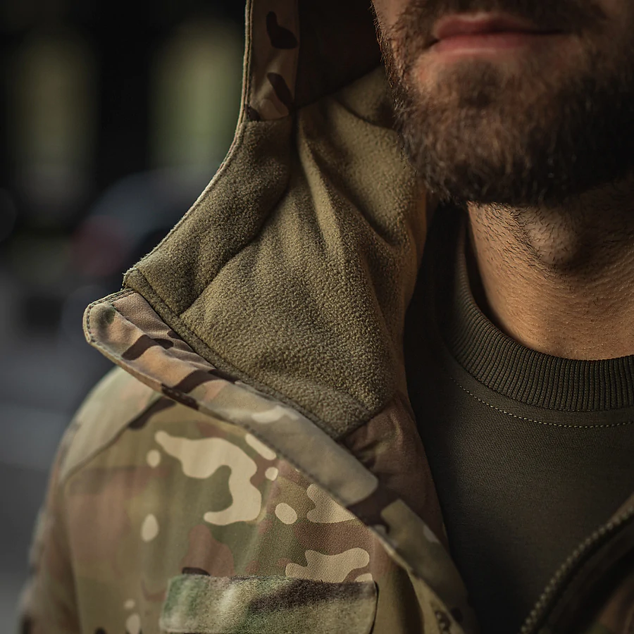 Куртка зимова M-Tac MA-1 Hooded Military Primaloft. Мультикам