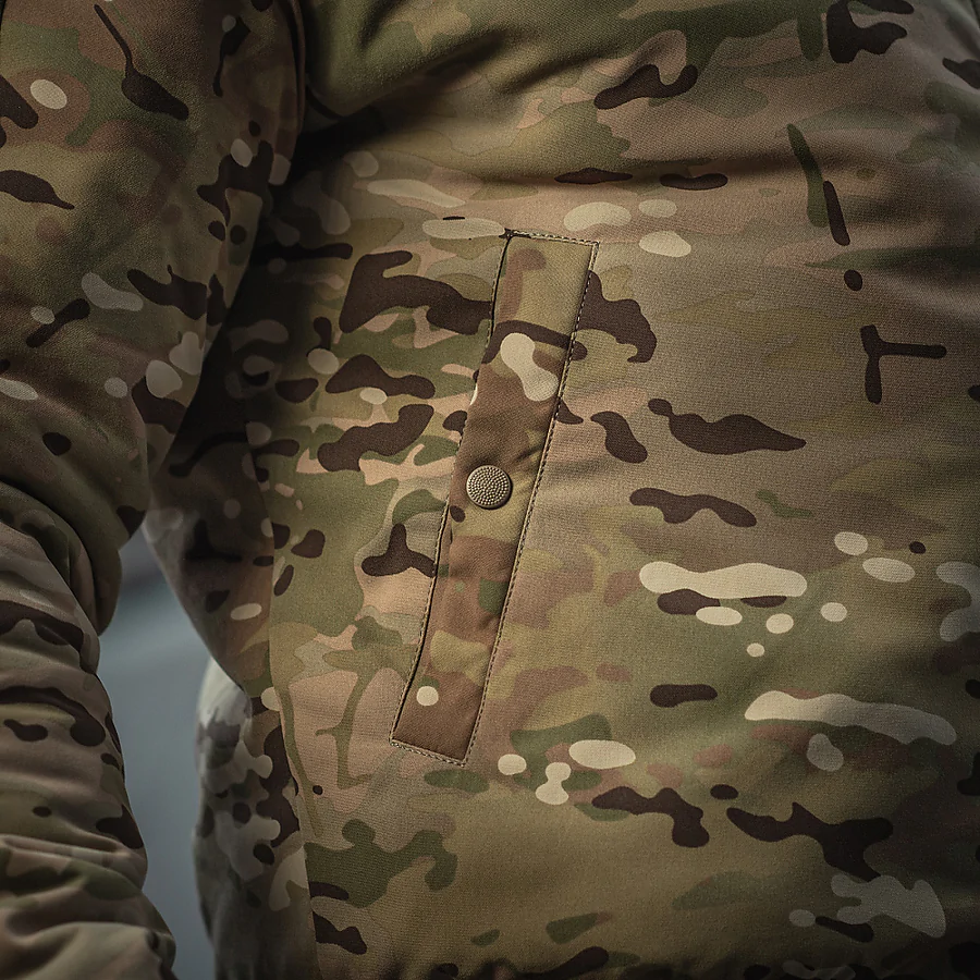 Куртка зимова M-Tac MA-1 Hooded Military Primaloft. Мультикам