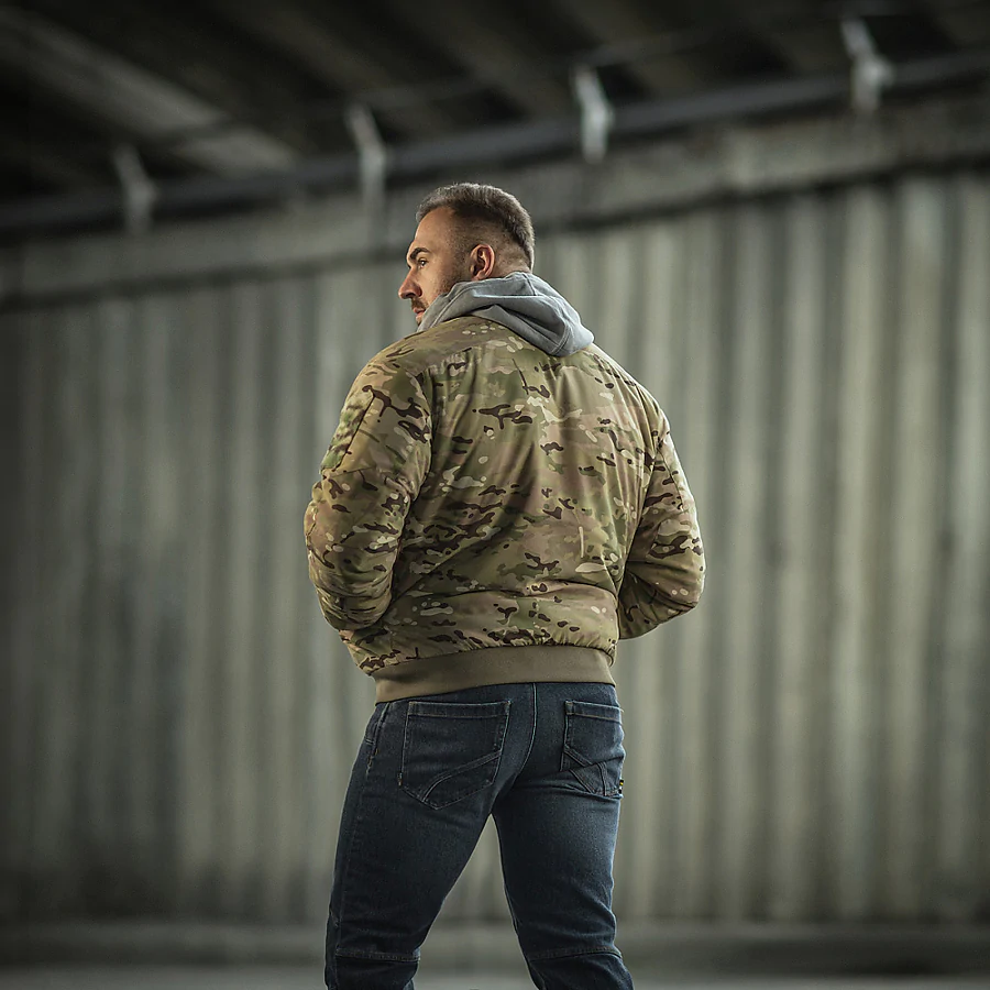 Куртка зимняя M-Tac MA-1 Military Primaloft. Мультикам
