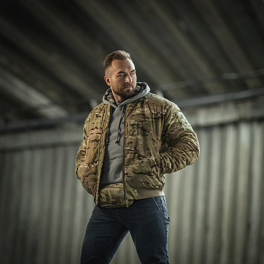 Куртка зимняя M-Tac MA-1 Military Primaloft. Мультикам