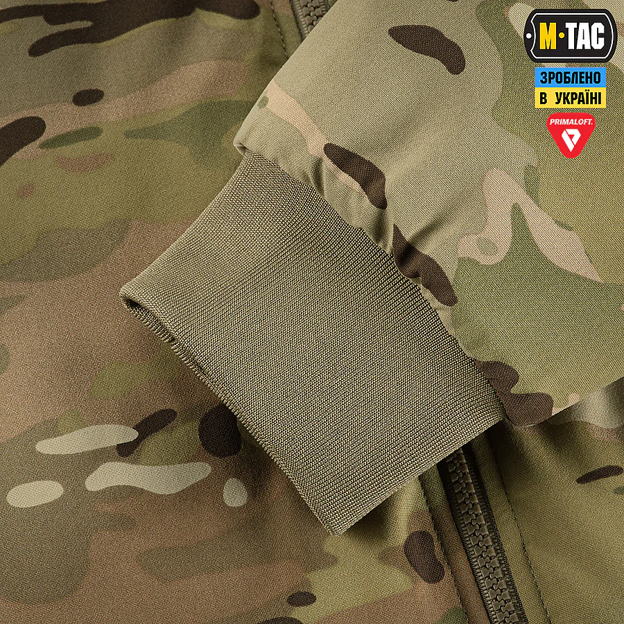 Куртка зимняя M-Tac MA-1 Military Primaloft. Мультикам