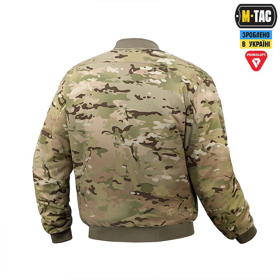 Куртка зимняя M-Tac MA-1 Military Primaloft. Мультикам