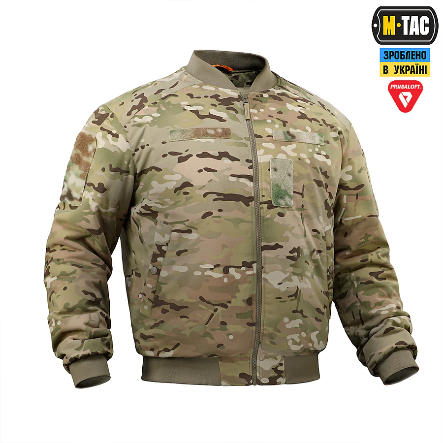 Куртка зимняя M-Tac MA-1 Military Primaloft. Мультикам