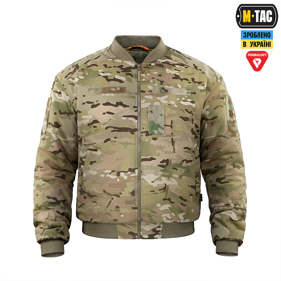Куртка зимняя M-Tac MA-1 Military Primaloft. Мультикам
