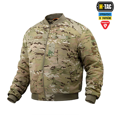 Куртка зимняя M-Tac MA-1 Military Primaloft. Мультикам