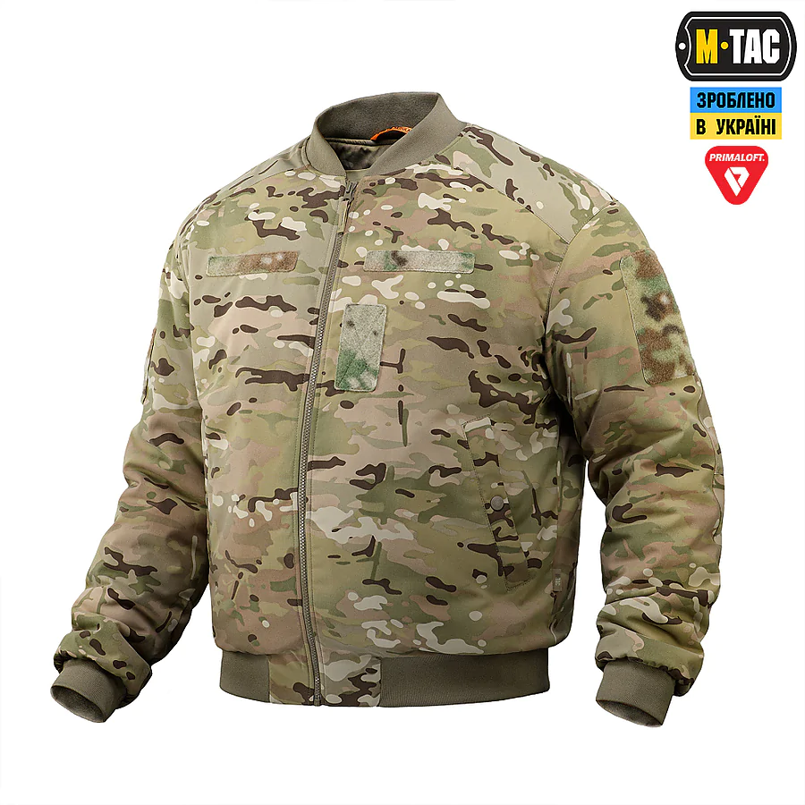 Куртка зимняя M-Tac MA-1 Military Primaloft. Мультикам