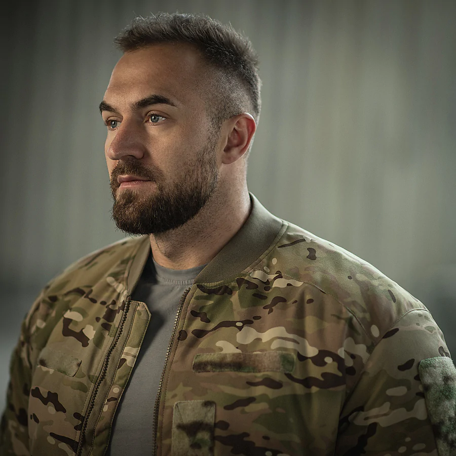 Куртка зимняя M-Tac MA-1 Military Primaloft. Мультикам