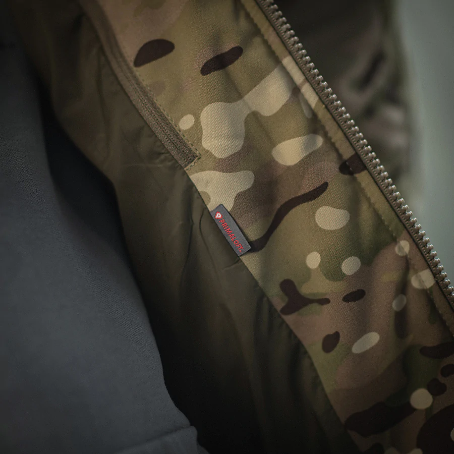 Куртка зимняя M-Tac MA-1 Military Primaloft. Мультикам