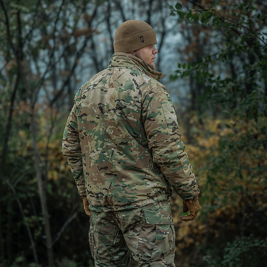 Куртка зимняя M-Tac Alpha Combat Pro Primaloft. Мультикам