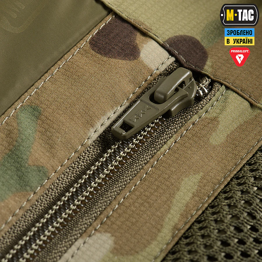 Куртка зимняя M-Tac Alpha Combat Pro Primaloft. Мультикам