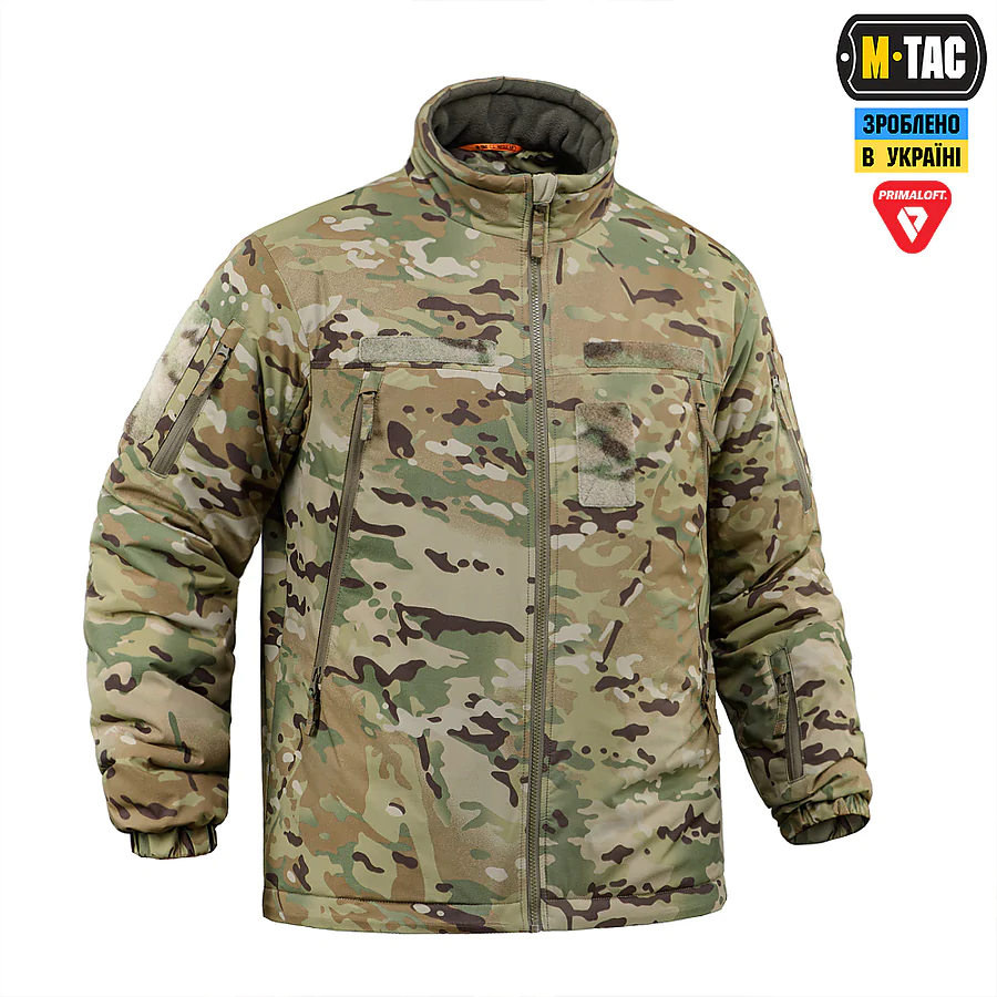 Куртка зимняя M-Tac Alpha Combat Pro Primaloft. Мультикам