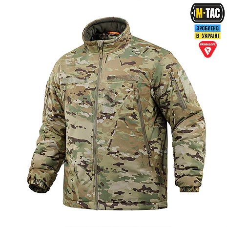 Куртка зимняя M-Tac Alpha Combat Pro Primaloft. Мультикам