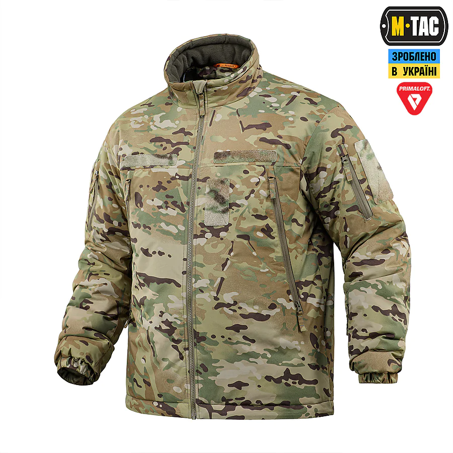 Куртка зимняя M-Tac Alpha Combat Pro Primaloft. Мультикам