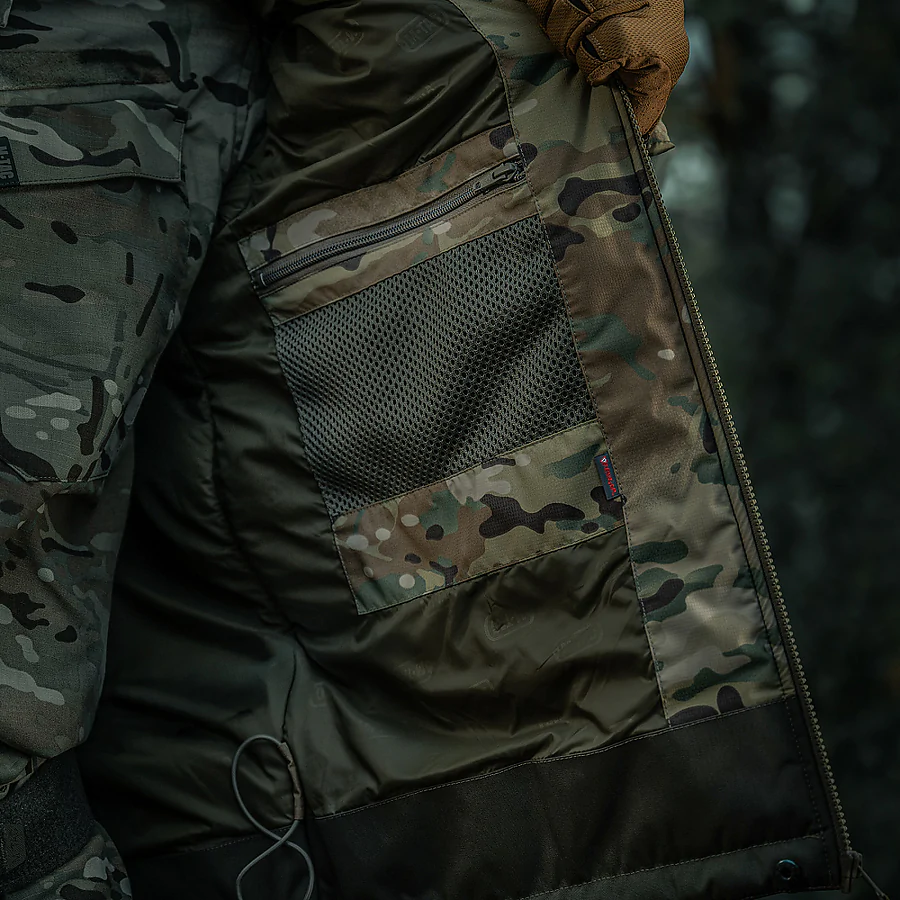 Куртка зимняя M-Tac Alpha Combat Pro Primaloft. Мультикам