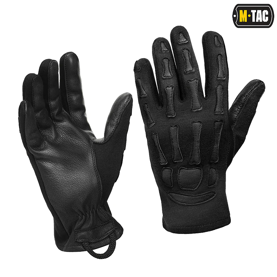 Рукавички M-Tac Skeleton Nomex Чорний