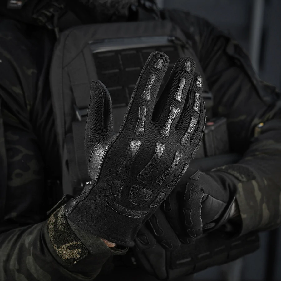 Рукавички M-Tac Skeleton Nomex Чорний