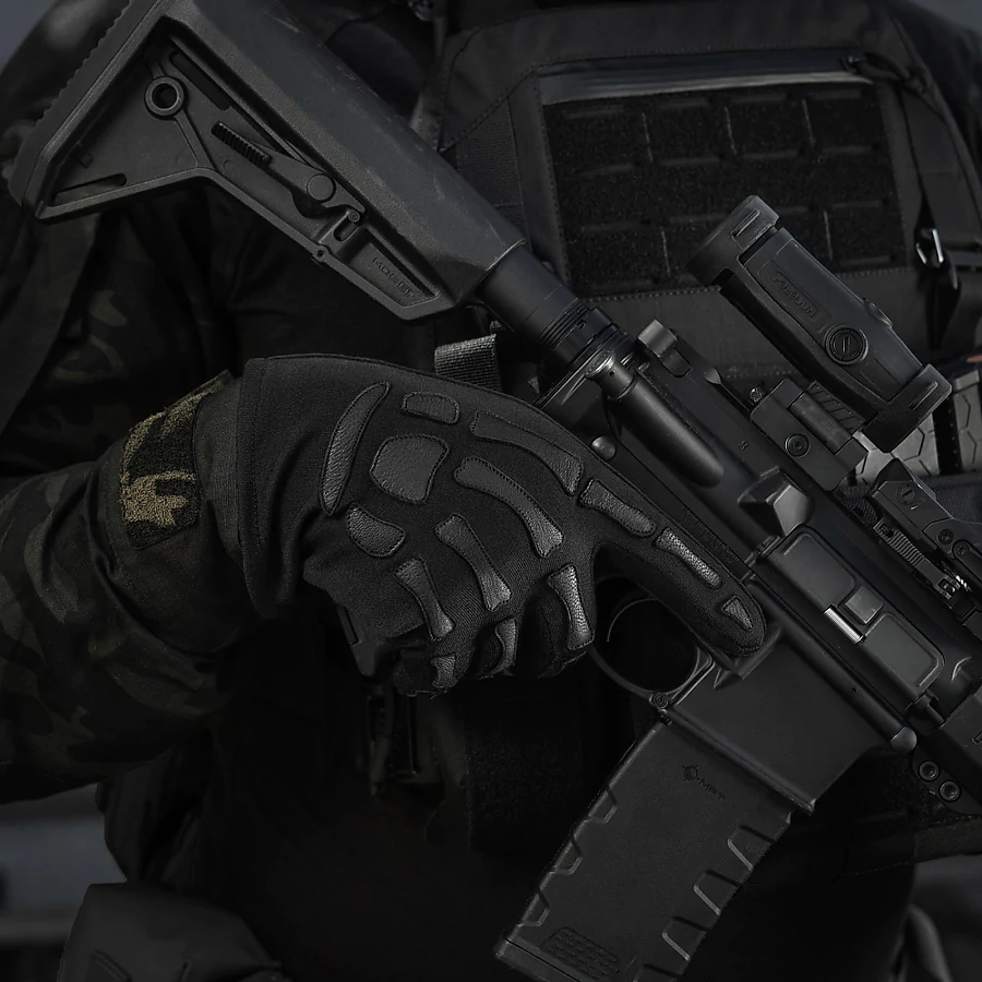 Рукавички M-Tac Skeleton Nomex Чорний