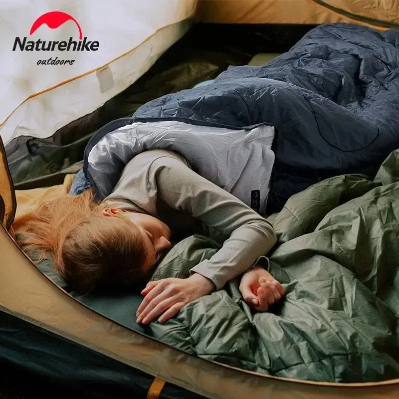Спальный мешок Naturehike Y150L NH21MSD08 левый. Темно-зеленый