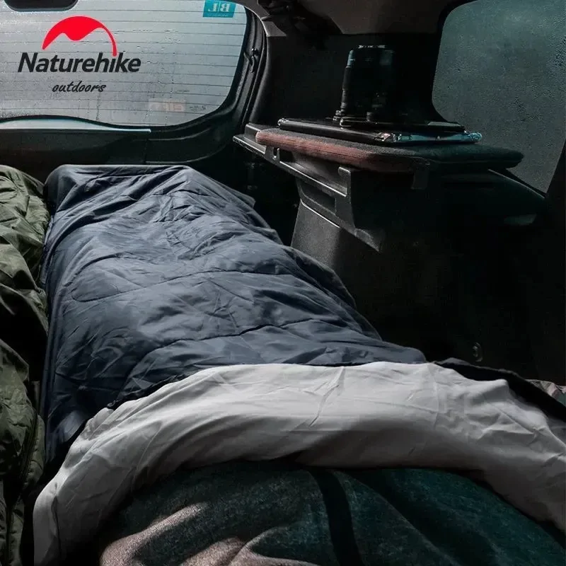 Спальный мешок Naturehike Y150L NH21MSD08 левый. Темно-зеленый