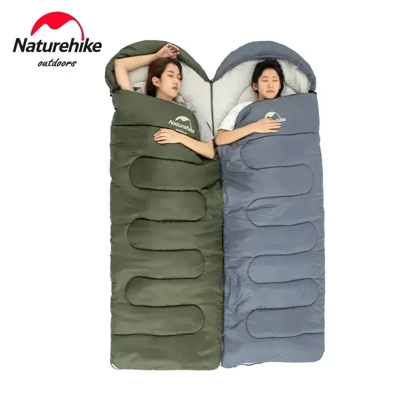Спальный мешок Naturehike Y150L NH21MSD08 левый. Темно-зеленый