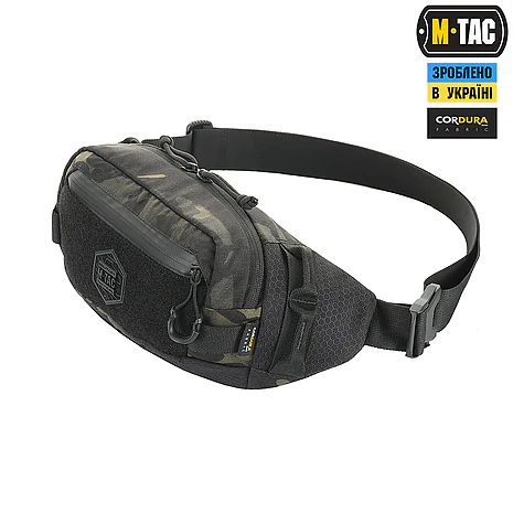 Сумка на пояс M-TAC  Waist Bag Elite Hex. Мультикам-чорний