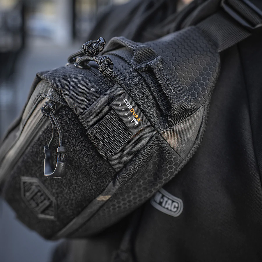 Поясная сумка M-TAC  Waist Bag Elite Hex. Мультикам-черный