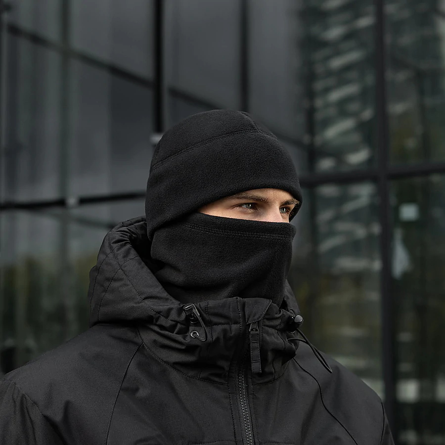 Шапка флісова M-Tac Watch Cap Elite із Slimtex. Чорний