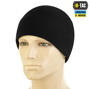 Шапка флисовая M-Tac Watch Cap Elite из Slimtex. Черный