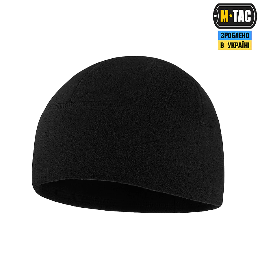 Шапка флісова M-Tac Watch Cap Elite із Slimtex. Чорний