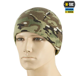 Шапка флисовая M-Tac Watch Cap Elite из Slimtex. Мультикам