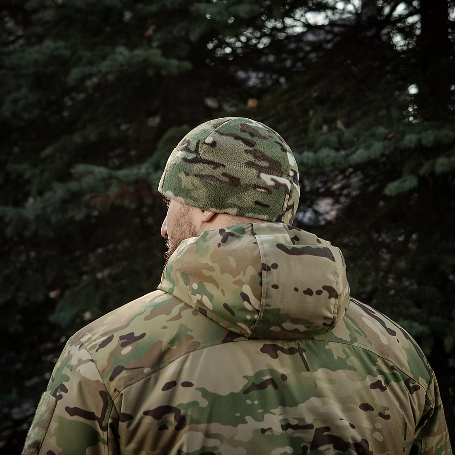 Шапка флісова M-Tac Watch Cap Elite із Slimtex. Мультикам