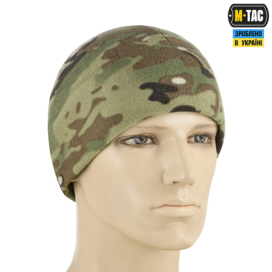 Шапка флісова M-Tac Watch Cap Elite із Slimtex. Мультикам