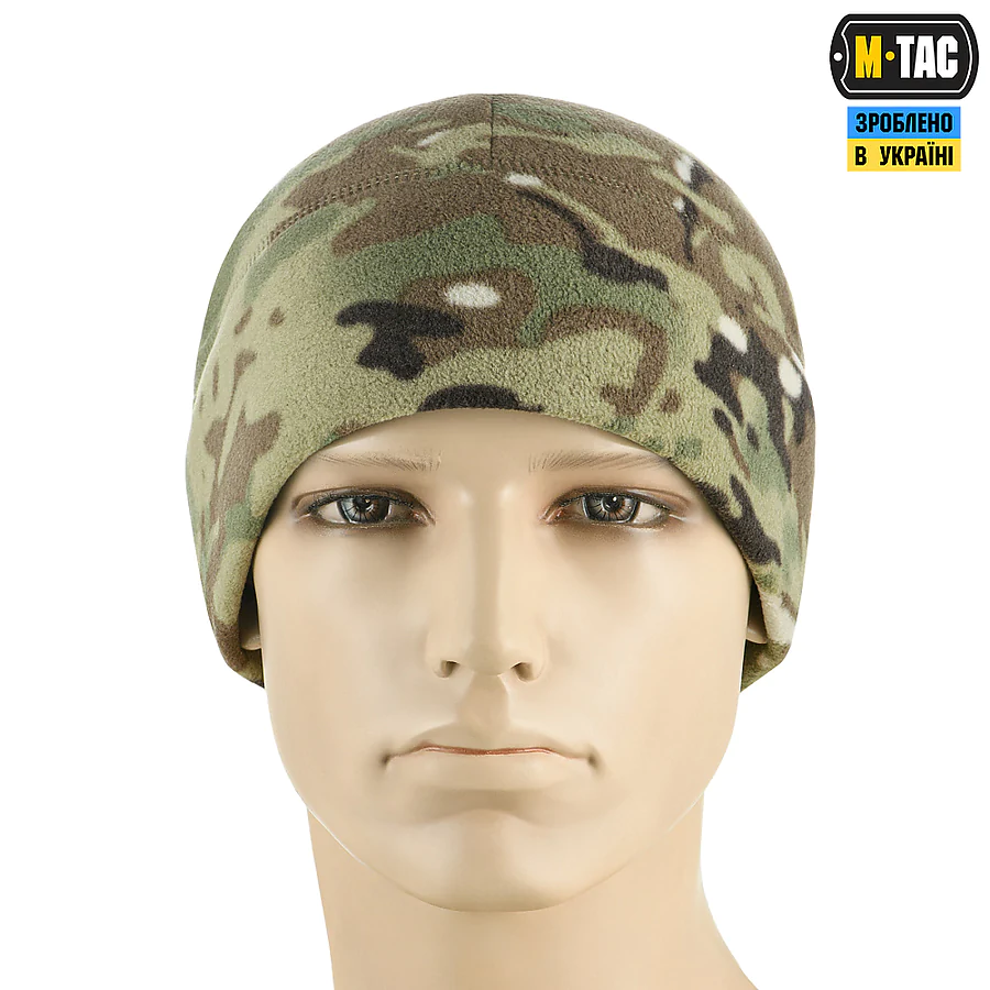 Шапка флісова M-Tac Watch Cap Elite із Slimtex. Мультикам
