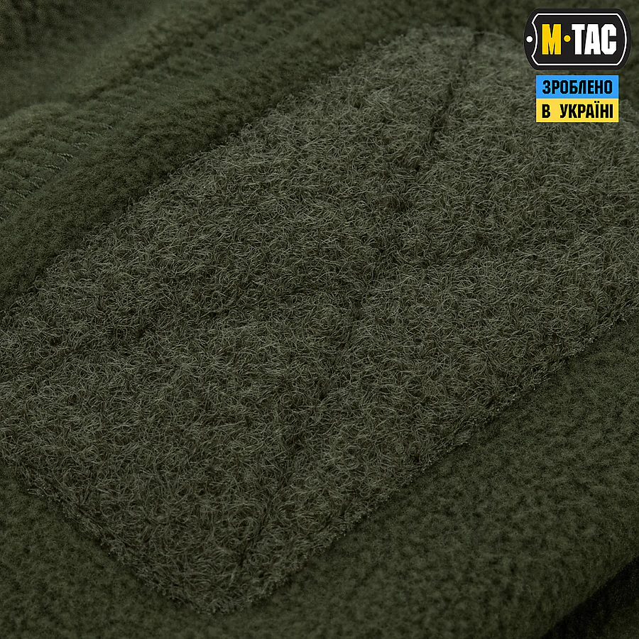 Шапка флисовая M-Tac Watch Cap Elite с Velcro. Олива