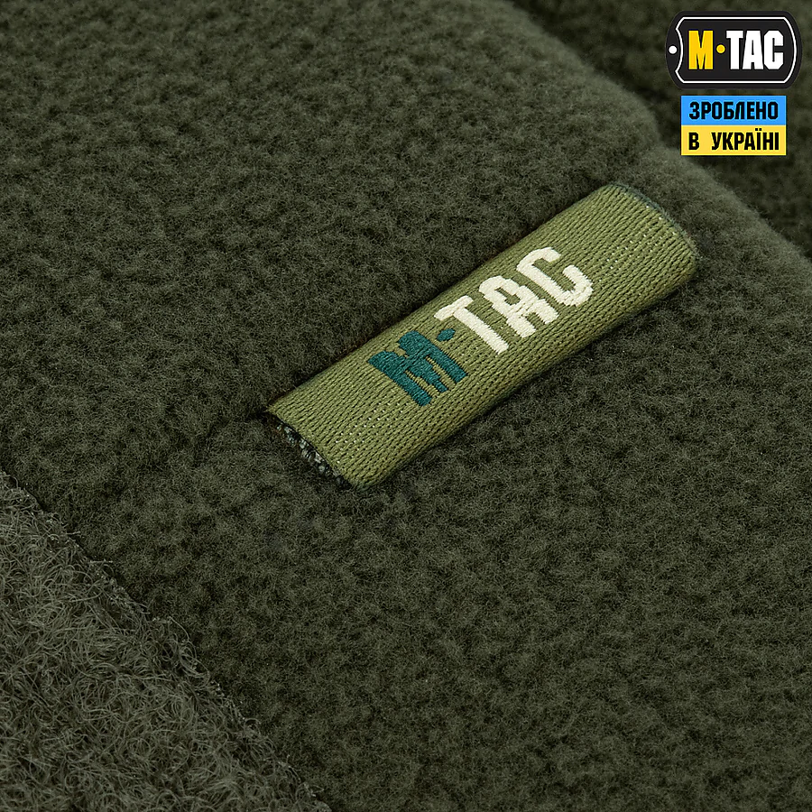 Шапка флисовая M-Tac Watch Cap Elite с Velcro. Олива