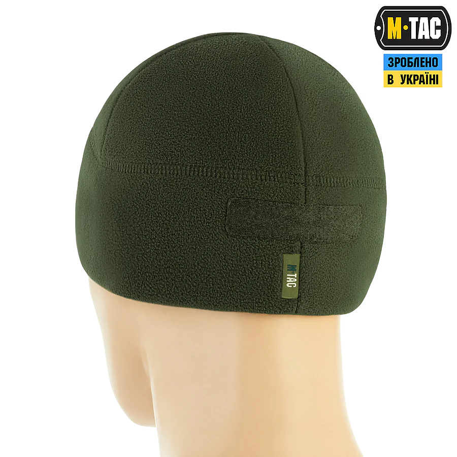 Шапка флисовая M-Tac Watch Cap Elite с Velcro. Олива